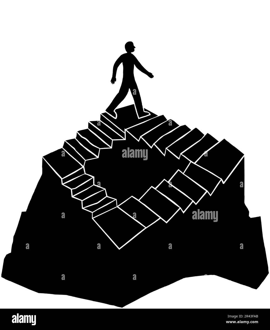 Der Mobius-Streifen Stockfoto