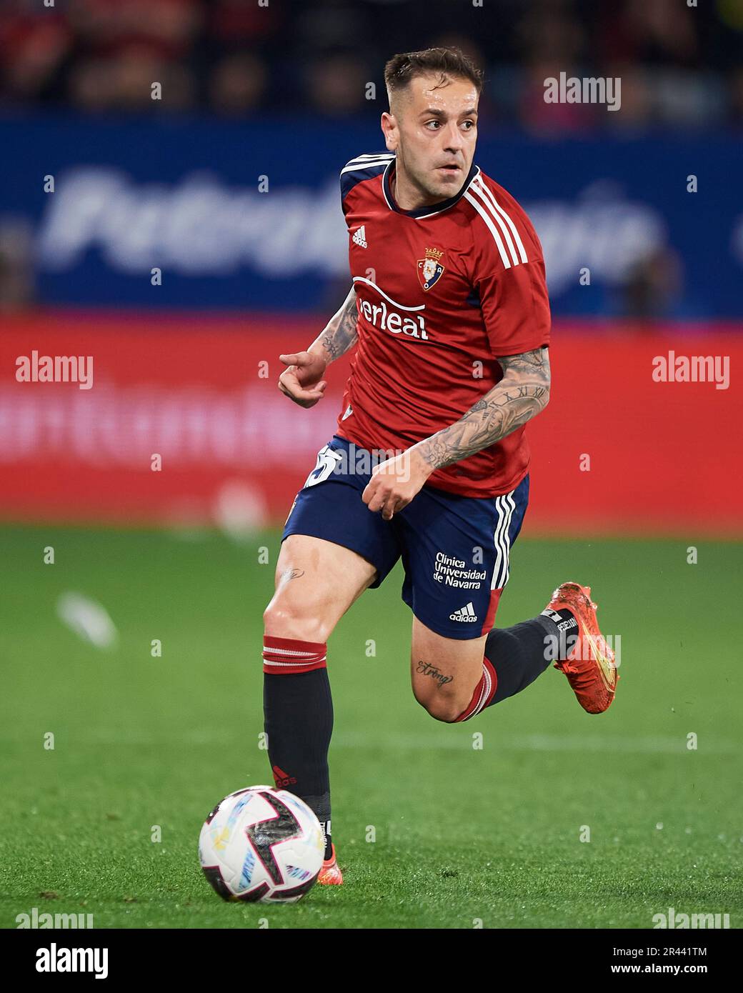 Ruben Pena von CA Osasuna in Aktion während des Spiels La Liga