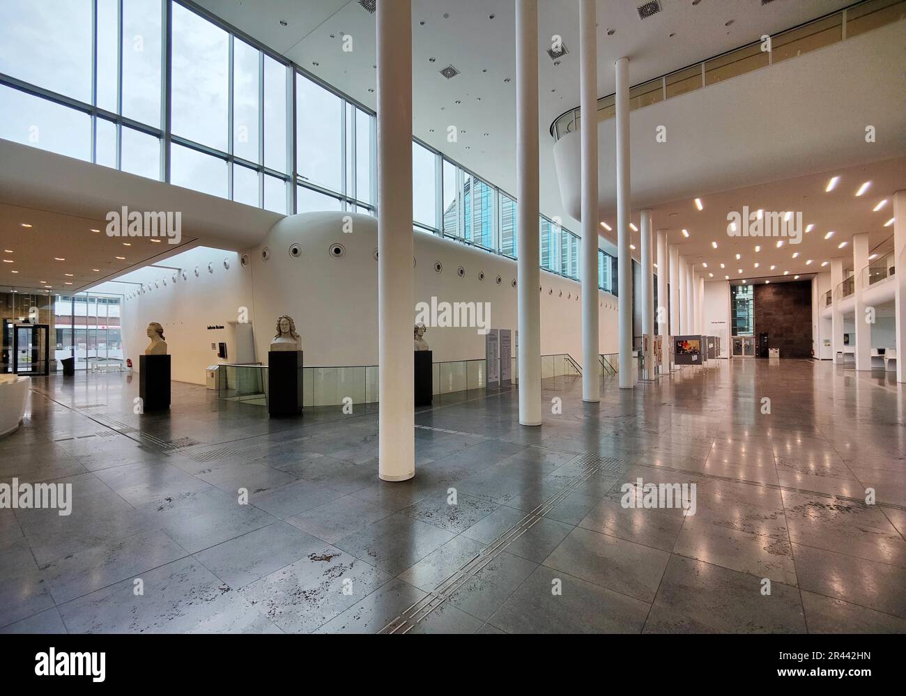 Innenansicht des Neuen Augusteums, Hauptgebäude der Universität Leipzig, Sachsen Stockfoto