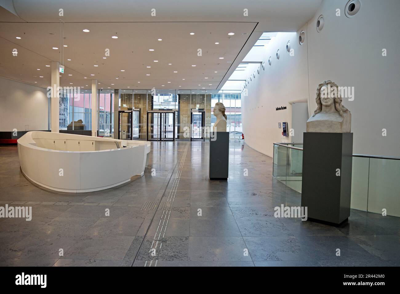 Innenansicht des Neuen Augusteums, Hauptgebäude der Universität Leipzig, Sachsen Stockfoto