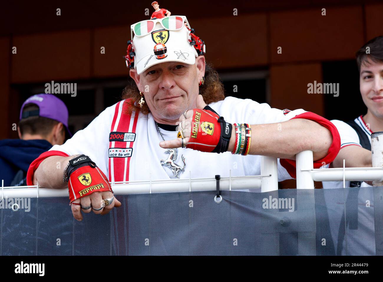 Monaco. 25. Mai 2023. Ein Fan, der während der Formel 1 Grand Prix de Monaco 2023, 6. Runde der Formel-1-Weltmeisterschaft 2023 vom 26. Bis 28. Mai 2023 auf dem Circuit de Monaco in Monaco gesehen wurde - Foto: Dppi/DPPI/LiveMedia Stockfoto