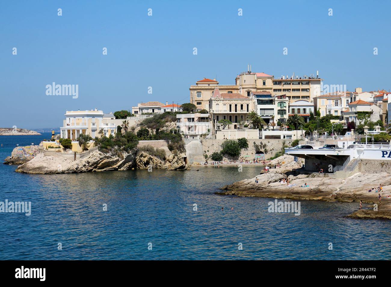 Marseille: La Corniche Stockfoto