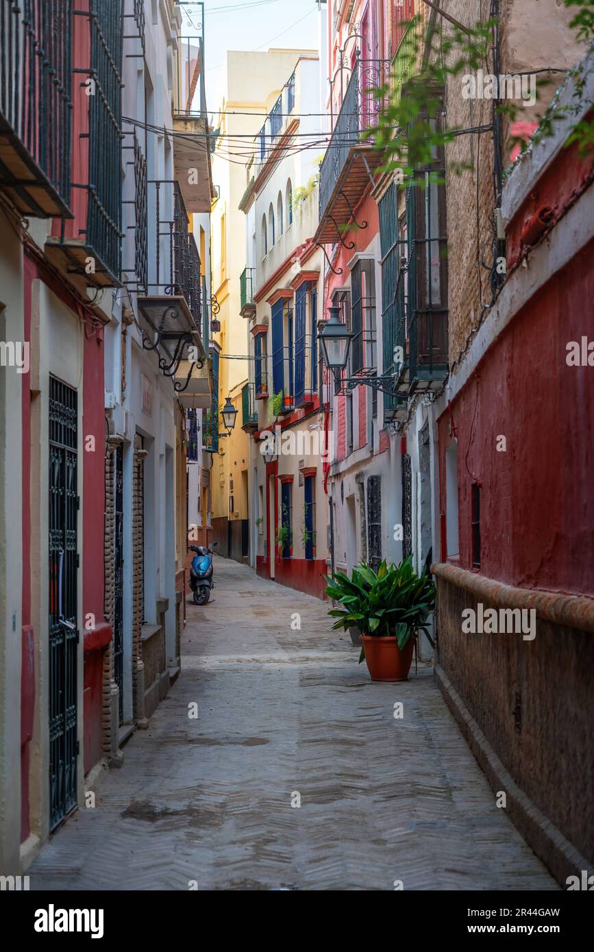 Juderia Street - Sevilla, Andalusien, Spanien Stockfoto