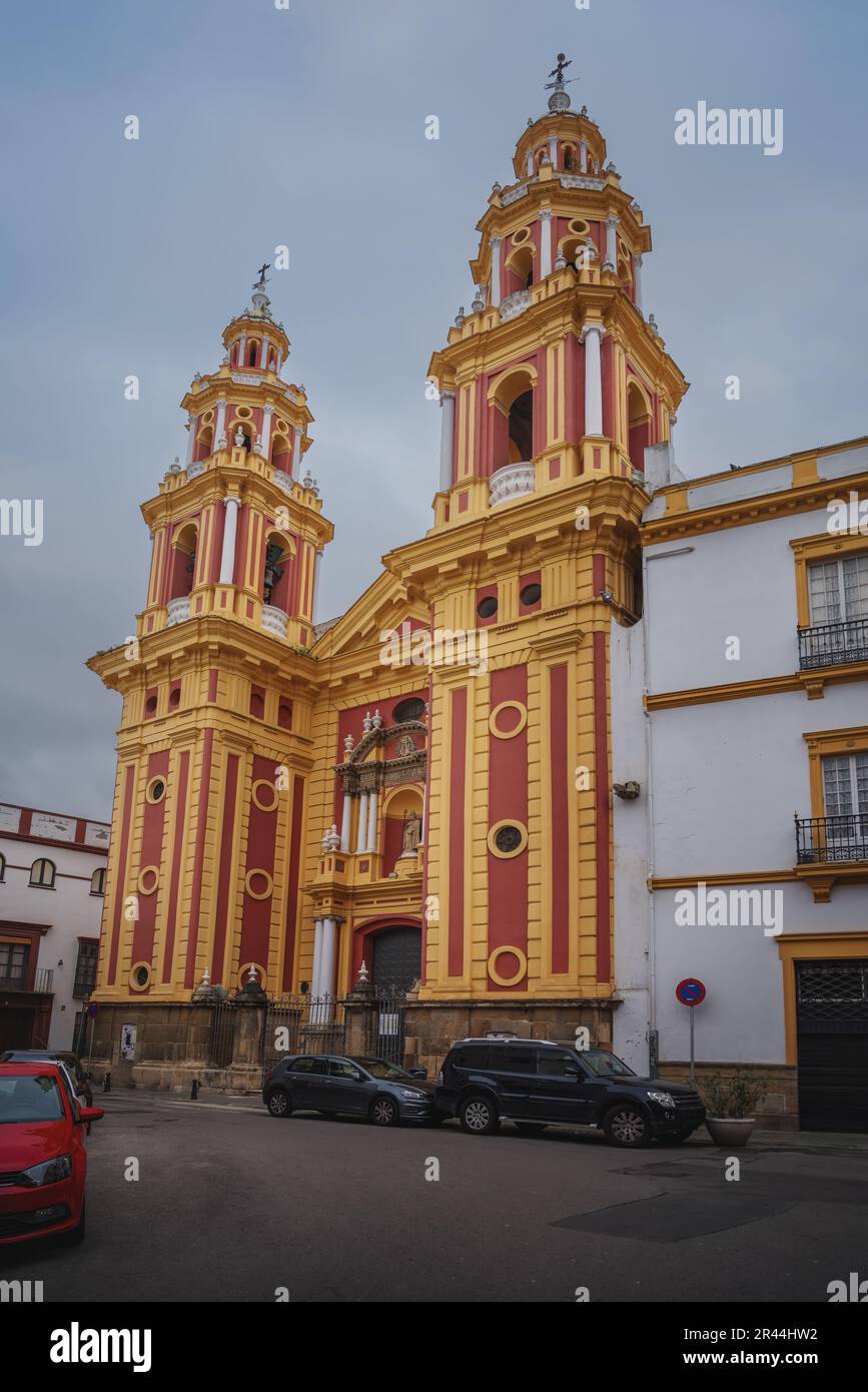 Kirche St. Ildefonso - Sevilla, Andalusien, Spanien Stockfoto