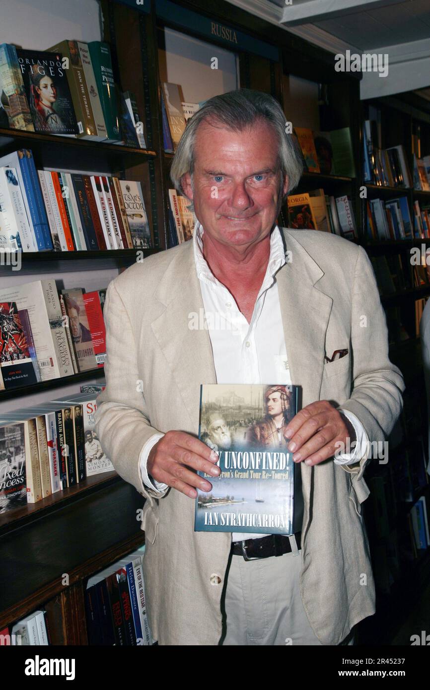 Ian Macpherson, 3. Baron Strathcarron, Lord Strathcarron, bei seinem 2009. Buchstart in London Stockfoto