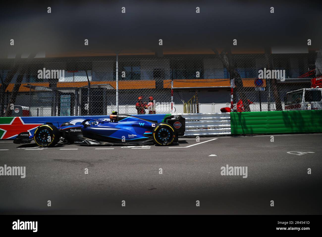 Montecarlo, Monaco. 26. Mai 2023. #02 Logan SarSergeant Williams Racing Mercedes während des Monaco GP, 25-28. Mai 2023 in Montecarlo, Formel 1 Weltmeisterschaft 2023. Kredit: Unabhängige Fotoagentur/Alamy Live News Stockfoto