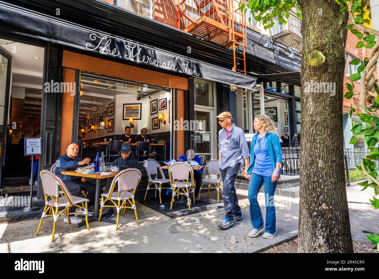 Das Mermaid INN Chelsea, Manhatten, New York City, NY, Vereinigte Staaten von Amerika Stockfoto