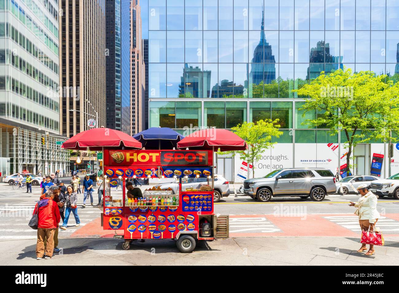 Bryant Park Manhatten, New York City, NY, Vereinigte Staaten von Amerika Stockfoto