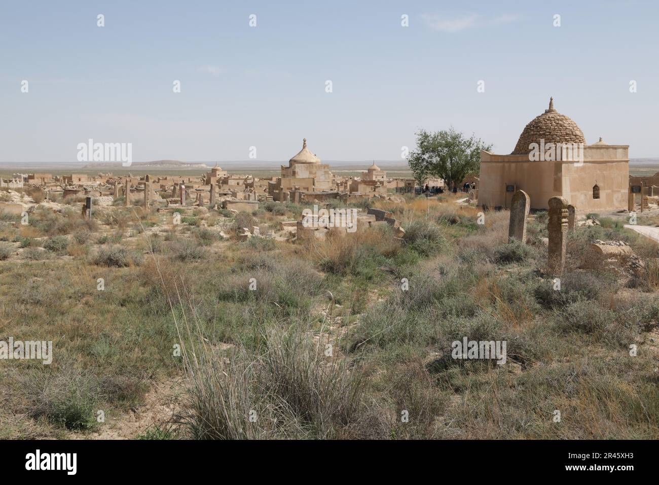 In Kasachstan ist die Mangystau wunderschön und wild im Land Stockfoto