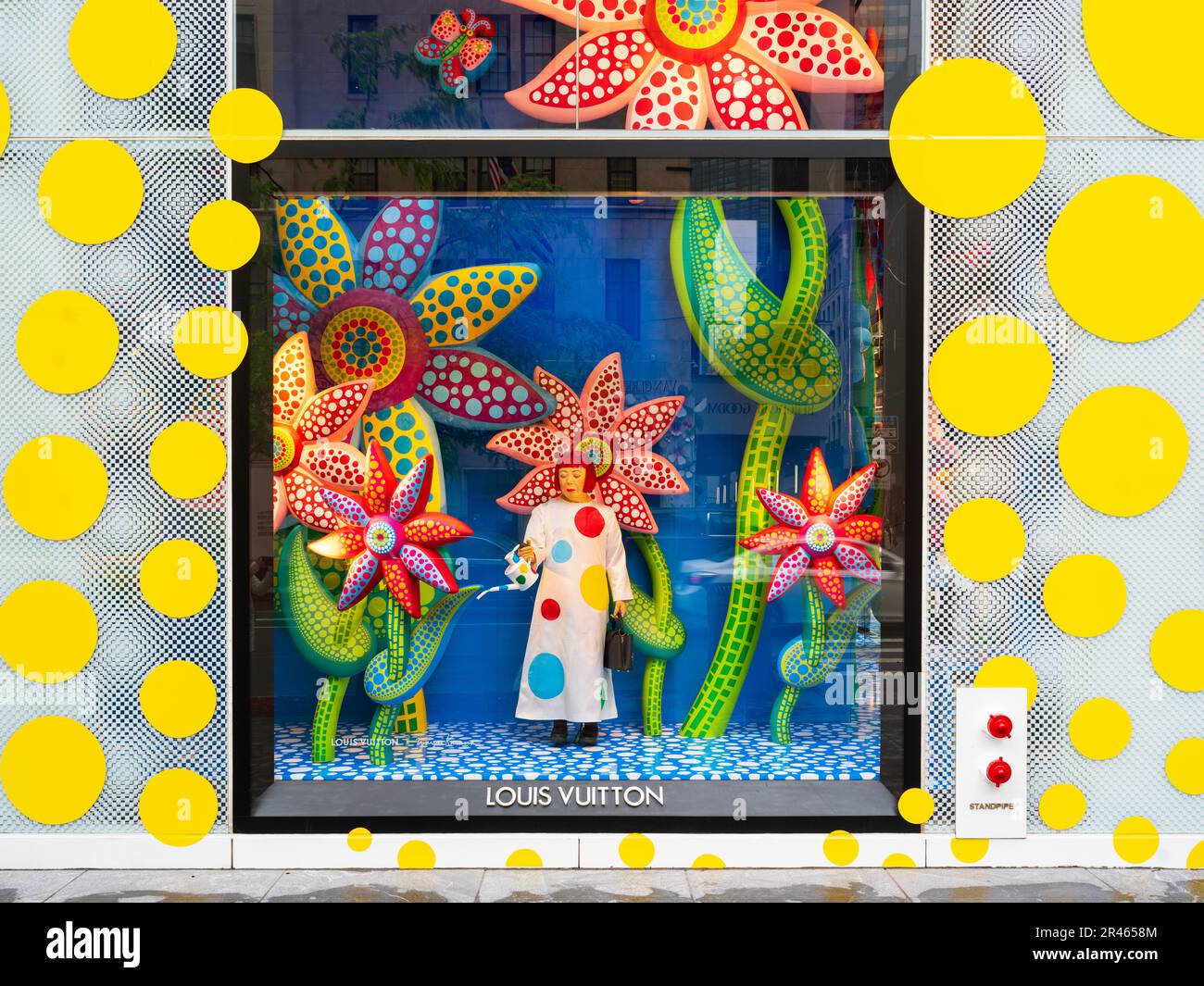 Fifth Avenue Street Scene, Manhatten New York City, NY, Vereinigte Staaten von Amerika Stockfoto