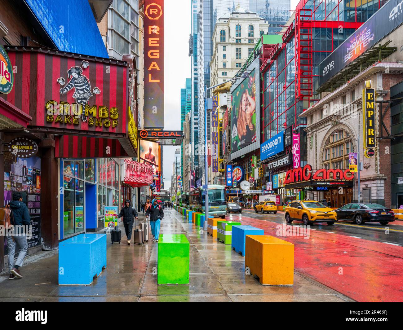 Times Square, Manhatten New York City, NY, Vereinigte Staaten von Amerika Stockfoto