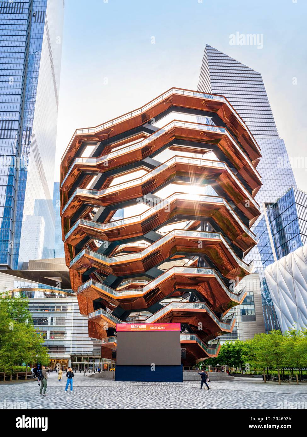 Das Schiff, architektonische Attraktion in Hudson Yards Hudson River Manhatten, Chelsea, New York City, NY, Vereinigte Staaten von Amerika Stockfoto