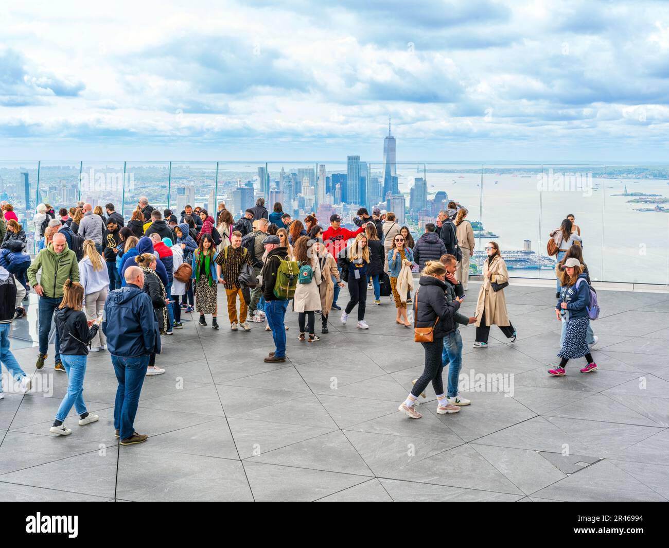 The Edge, Skyline Viewing Platform Manhatten, New York City, NY, Vereinigte Staaten von Amerika Stockfoto