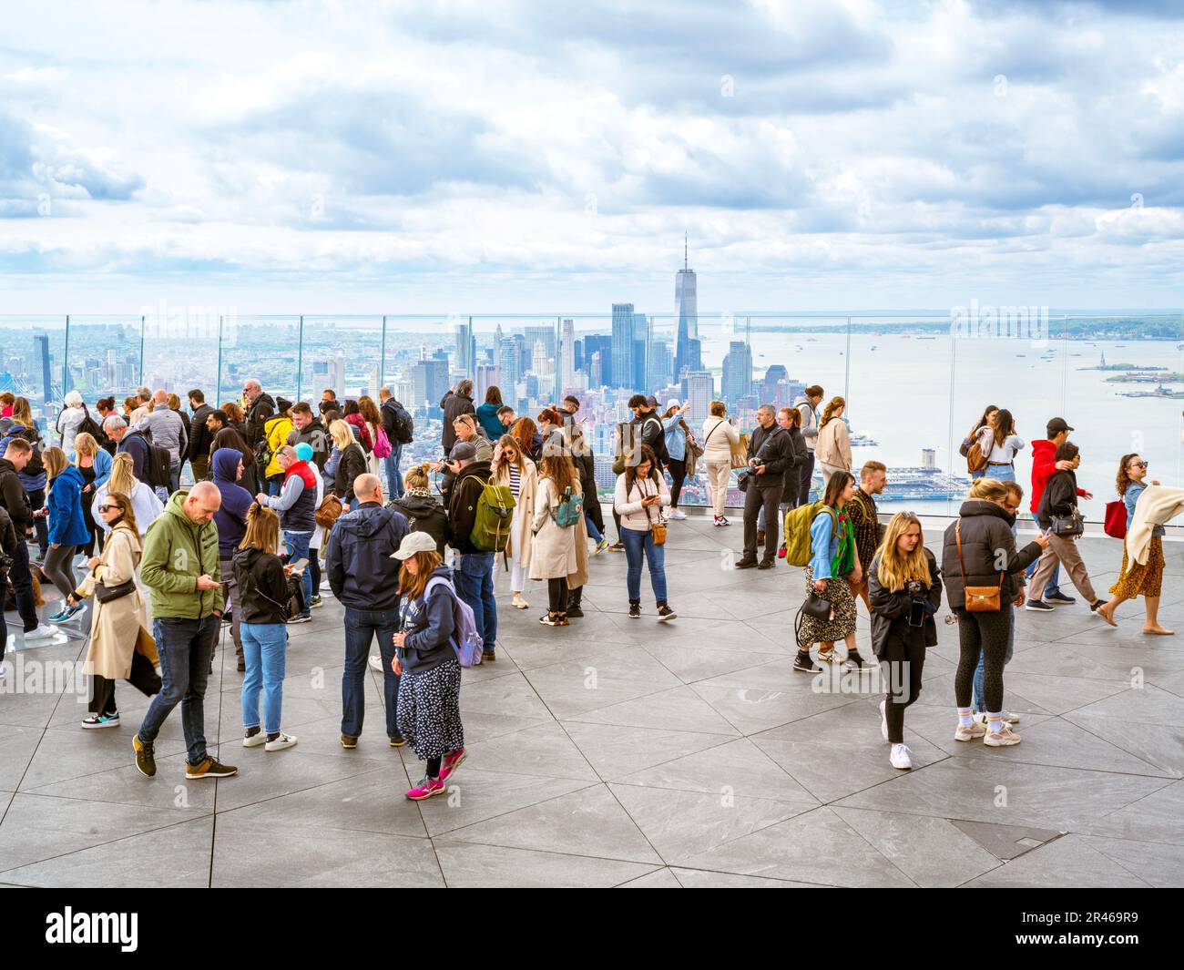 The Edge, Skyline Viewing Platform manhatten, New York City, NY, Vereinigte Staaten von Amerika Stockfoto
