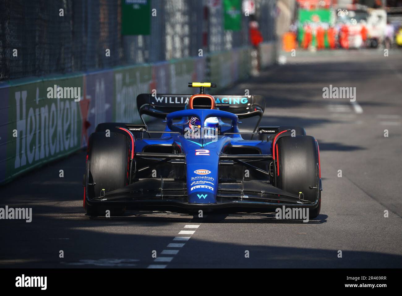 Montecarlo, Monaco. 26. Mai 2023. #02 Logan SarSergeant Williams Racing Mercedes während des Monaco GP, 25-28. Mai 2023 in Montecarlo, Formel 1 Weltmeisterschaft 2023. Kredit: Unabhängige Fotoagentur/Alamy Live News Stockfoto