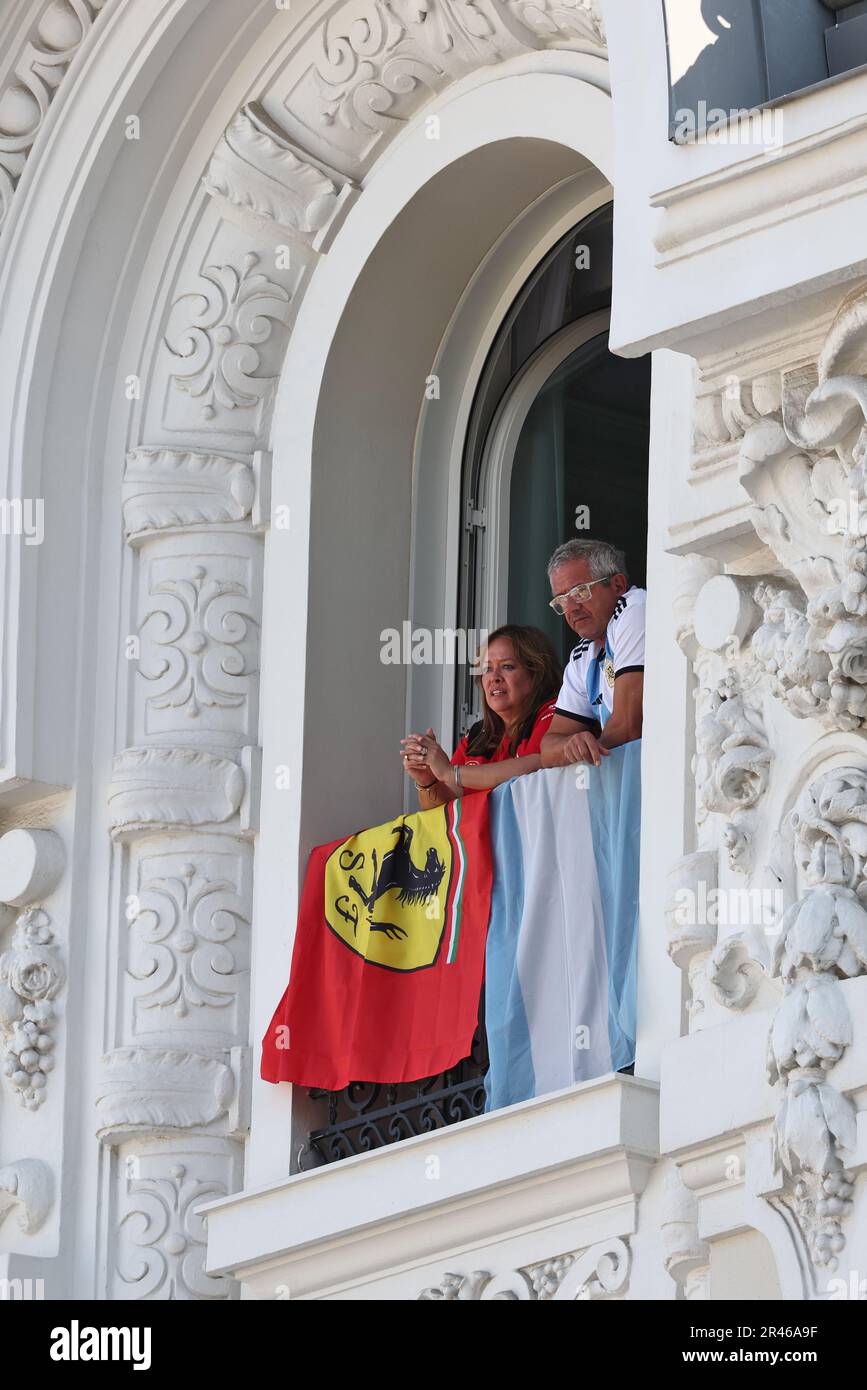 Monte Carlo, Monaco. 26. Mai 2023. Atmosphäre des Stromkreises. Formel-1-Weltmeisterschaft, Rd 7, Monaco Grand Prix, Freitag, 26. Mai 2023. Monte Carlo, Monaco. Kredit: James Moy/Alamy Live News Stockfoto