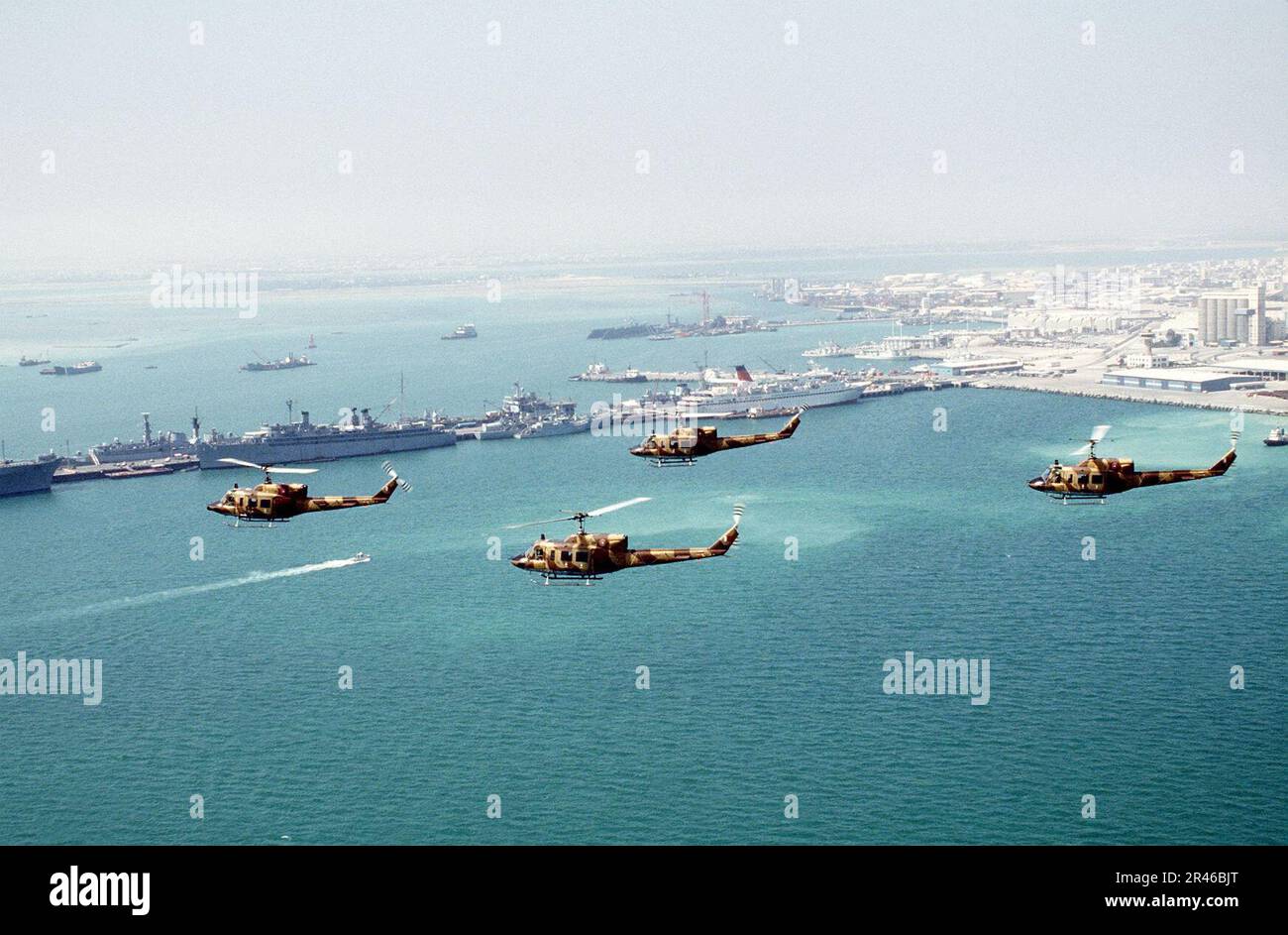 UH-1N, Royal Bahraini Air Force, 03-19-1991 Stockfoto