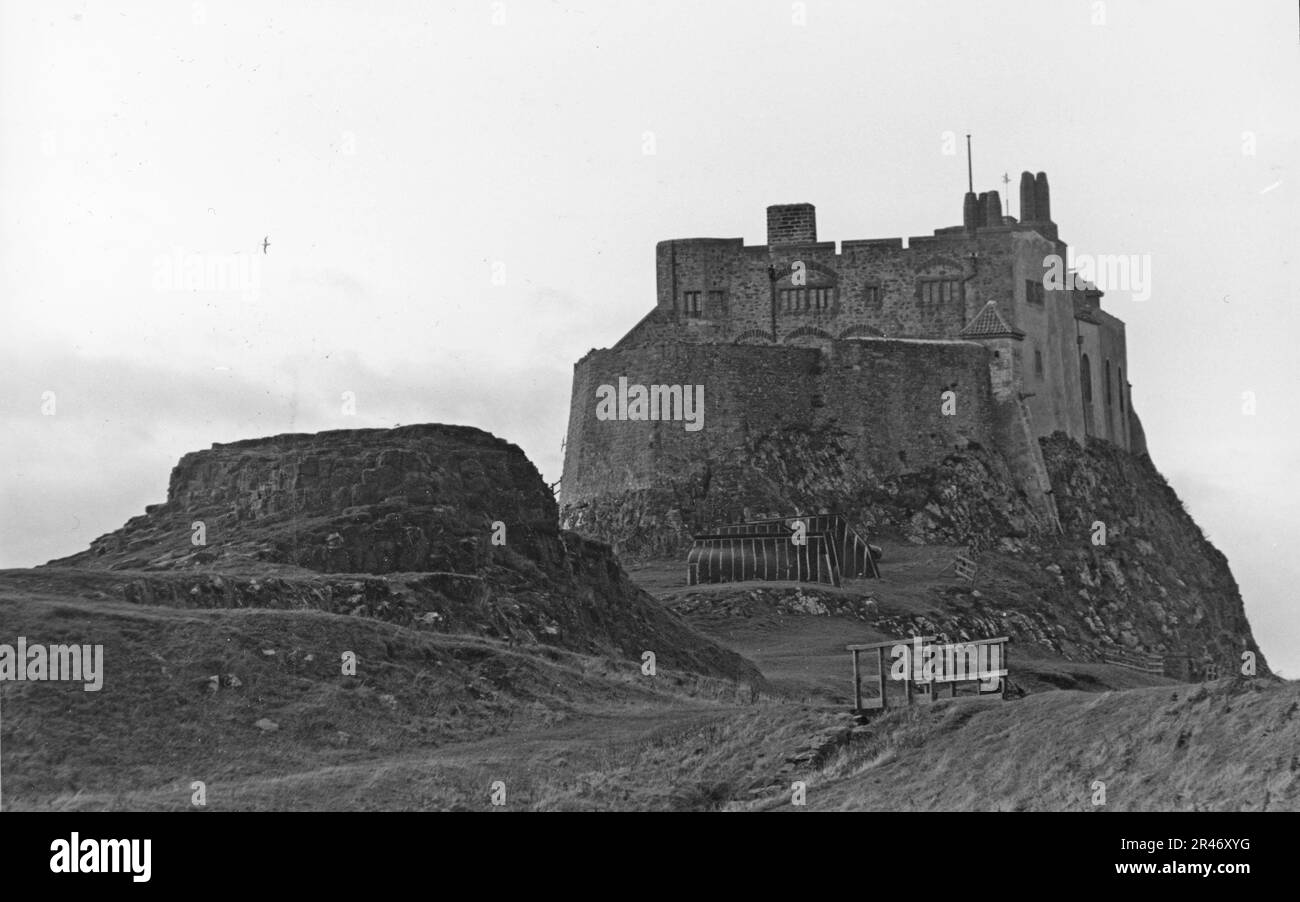 Lindisfarne, Heilige Insel in Northumberland Stockfoto