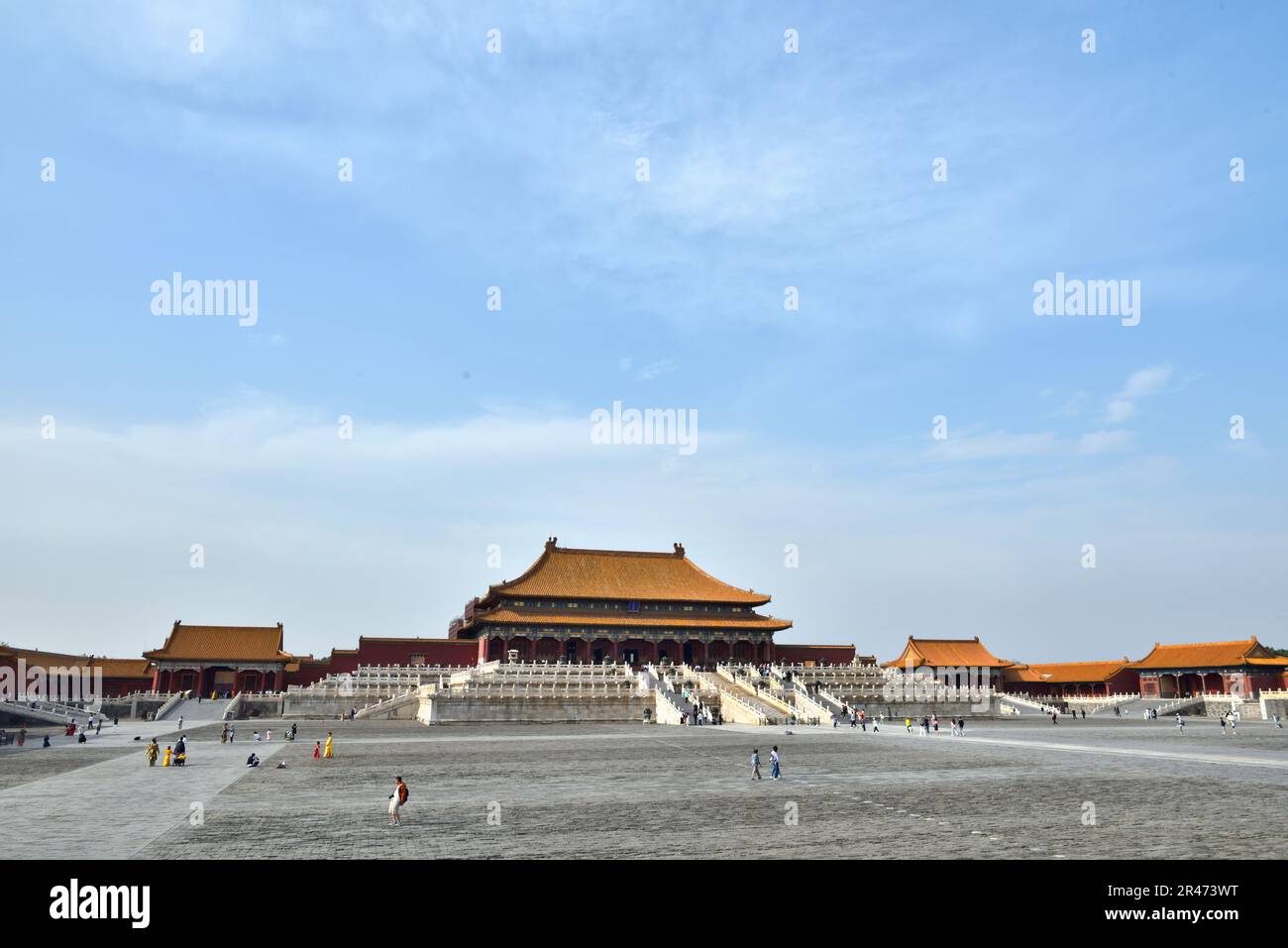 Verbotene Stadt das Palastmuseum in Peking Stockfoto