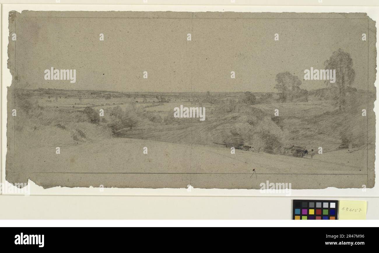 Unbekannt - Landschaft mit Blick auf Dedham Vale von Langham aus, KKSgb6157 Stockfoto