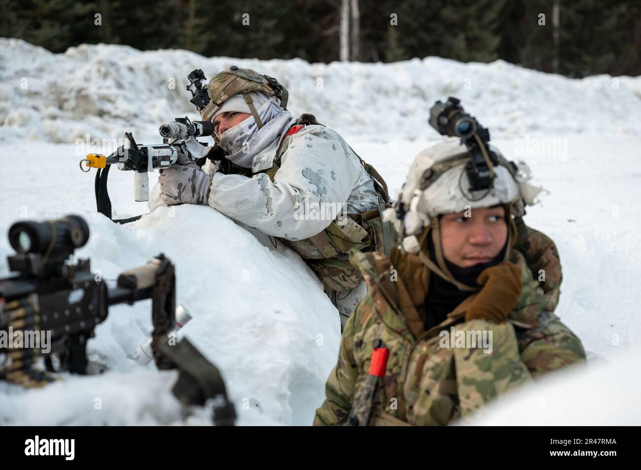 USA Soldaten des 1. Bataillons, des 5. InfanterieRegiments, des 1