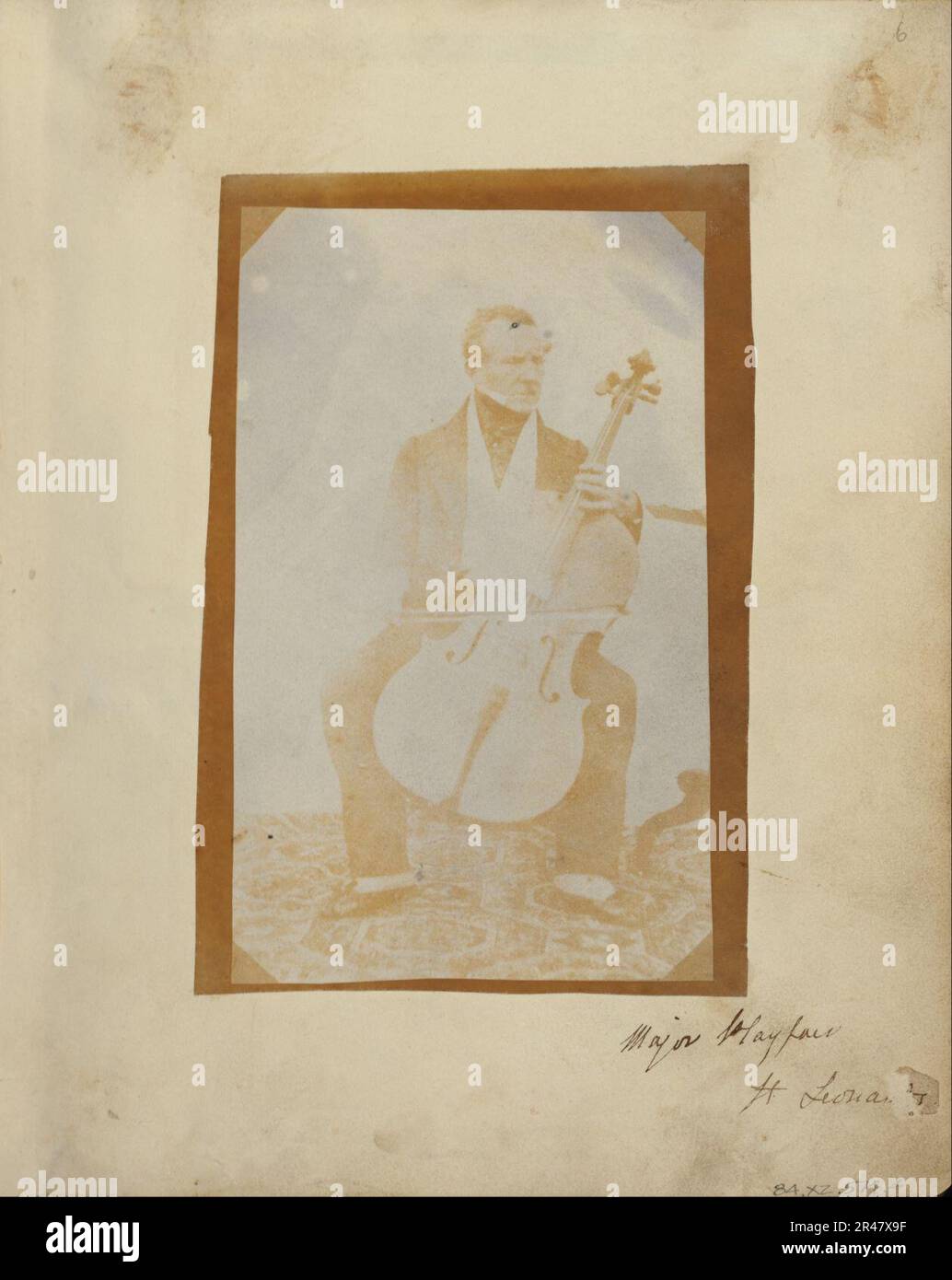 Unbekannter Macher, britisch - Major Hugh Lyon Playfair. Stockfoto