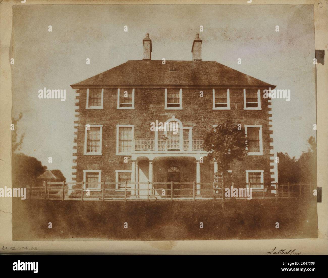 Unbekannter Macher, britisch - Lathallan House. Stockfoto