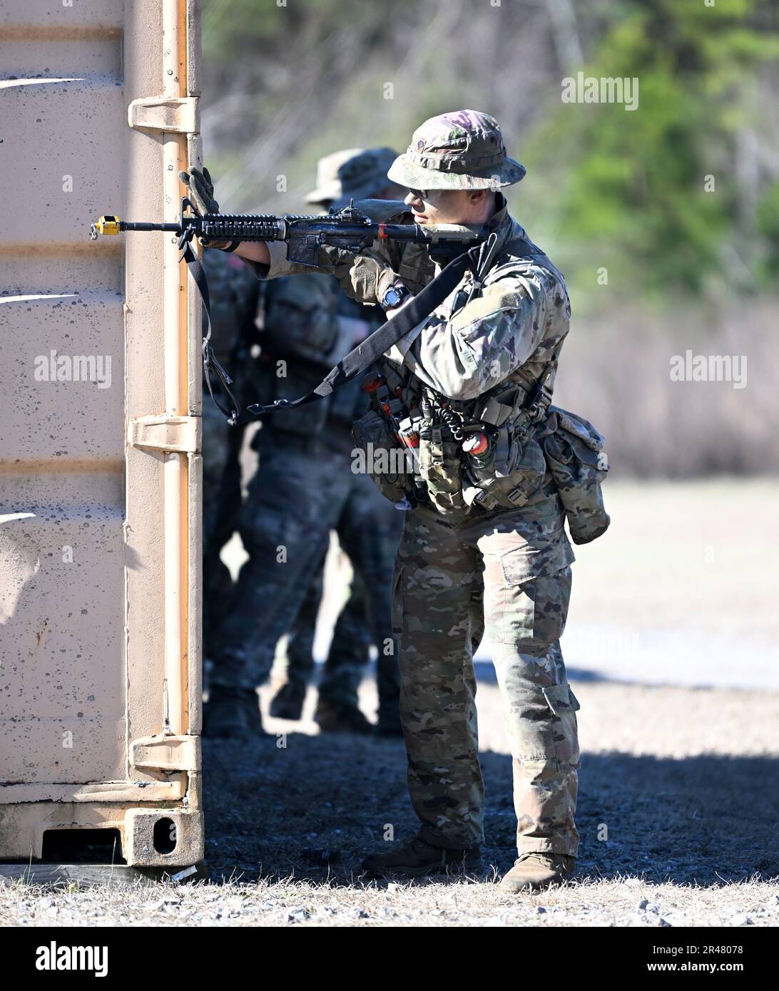 Soldaten, die den USA zugeteilt wurden Army John F. Kennedy Special