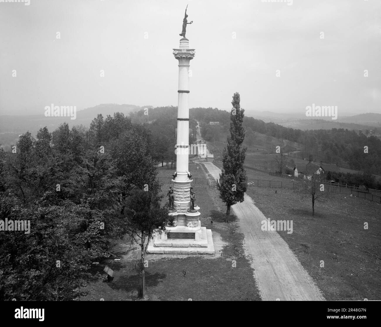 Illinois Monument, Missionary Ridge, Tennessee, c1907. Stockfoto