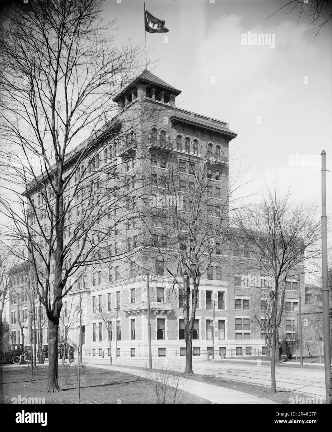 Y.M.C.A. Gebäude, Detroit, Michigan, Ca 1910. Stockfoto
