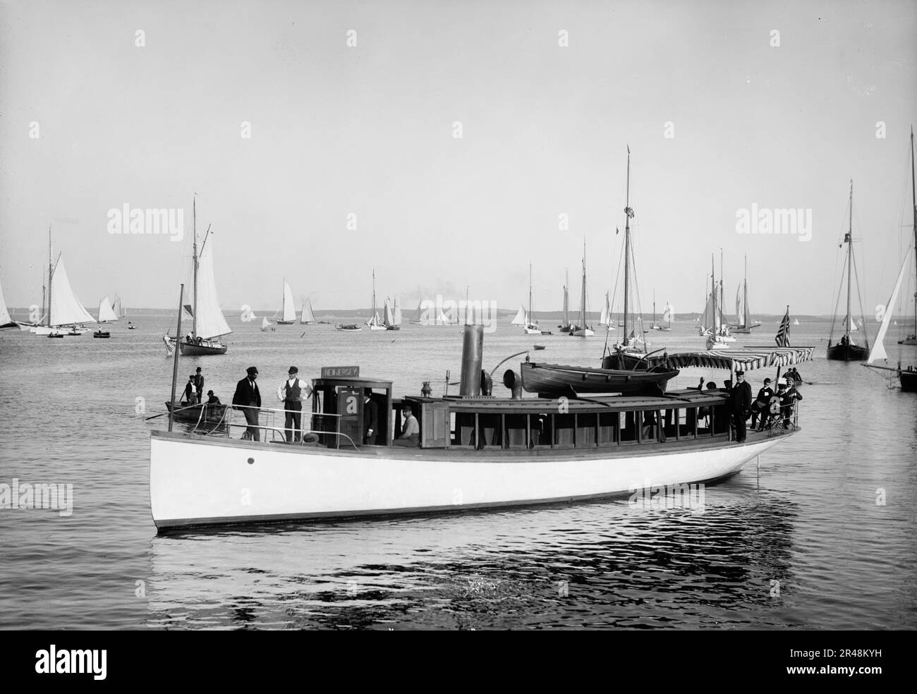 Das New Jersey, N[ew] Rochelle, 1890. Stockfoto