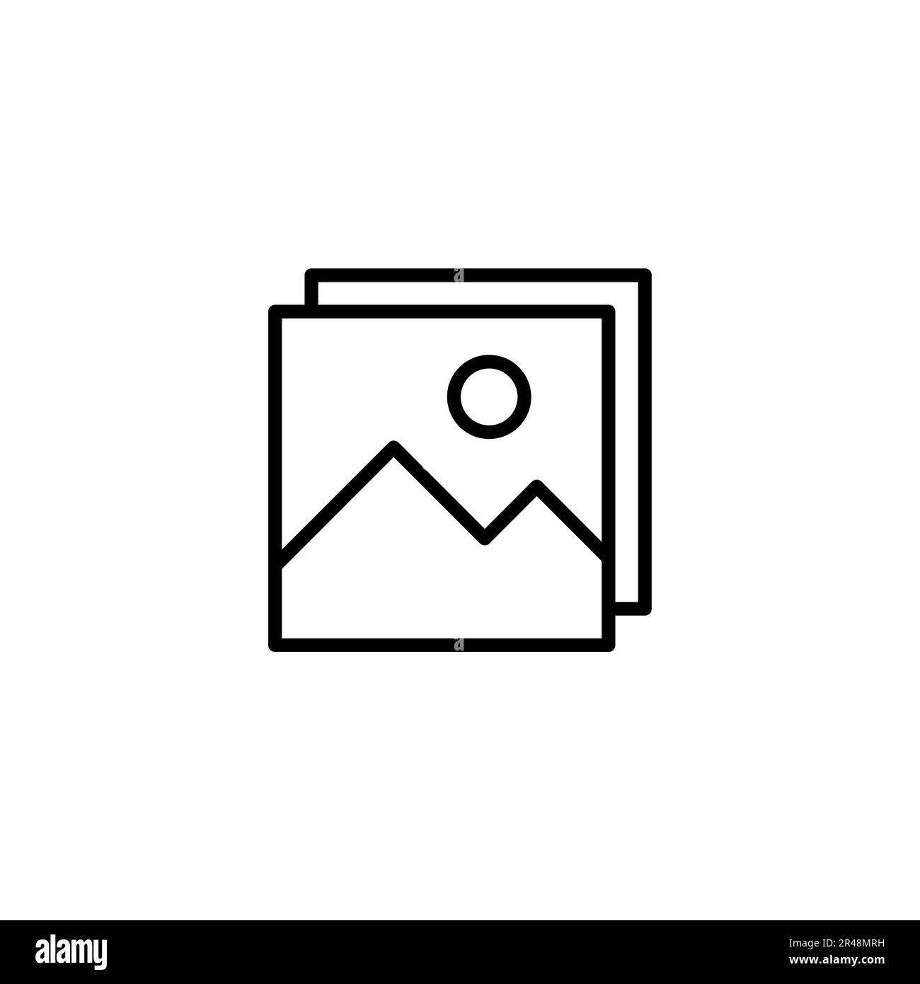 Bild Symbol Vektor. Fotogalerie Symbol Symbol Symbol Stock Vektor