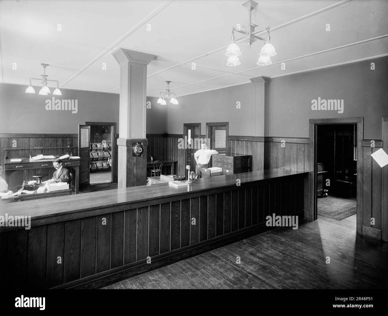 Buhl Stamping Co., Büro, Detroit, Michigan, zwischen 1905 und 1915. Stockfoto