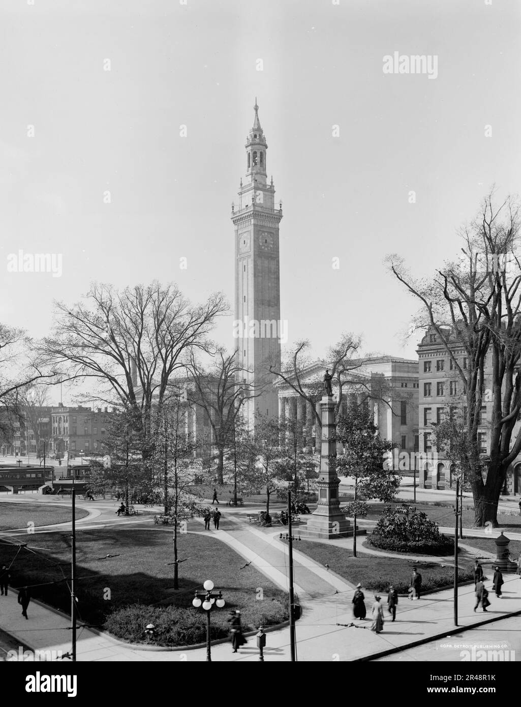Court Square and Municipal Group, Springfield, Mass., c.between 1910 und 1920. Stockfoto