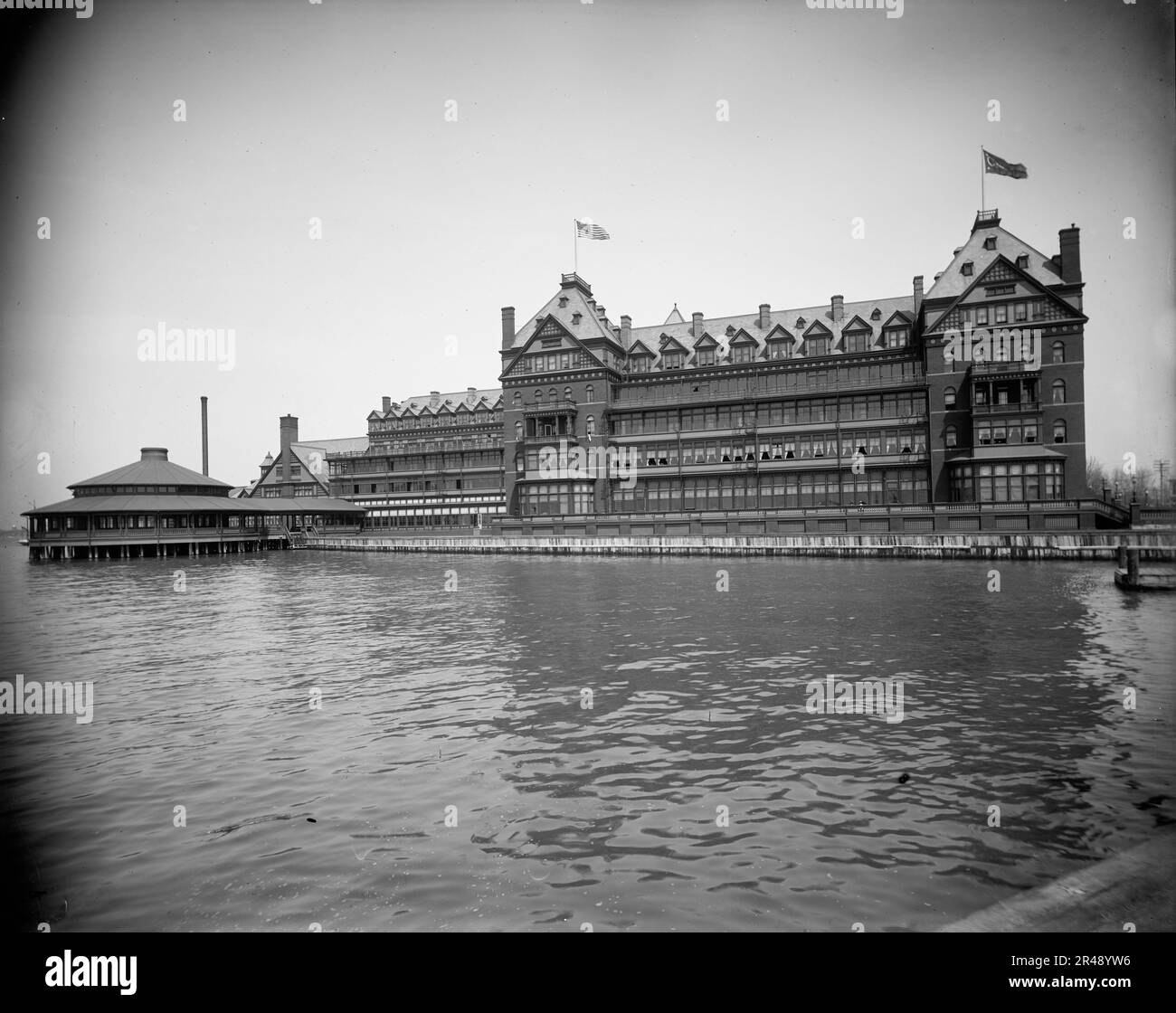 Hotel Chamberlin, Old Point Comfort, Virginia, 1902. Stockfoto