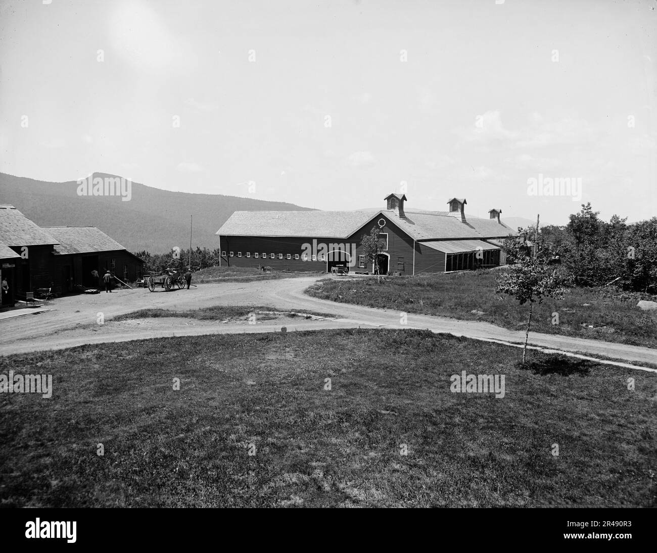 The Barns, Hotel Kaaterskill, Catskill Mountains, New York, zwischen 1900 und 1905. Stockfoto