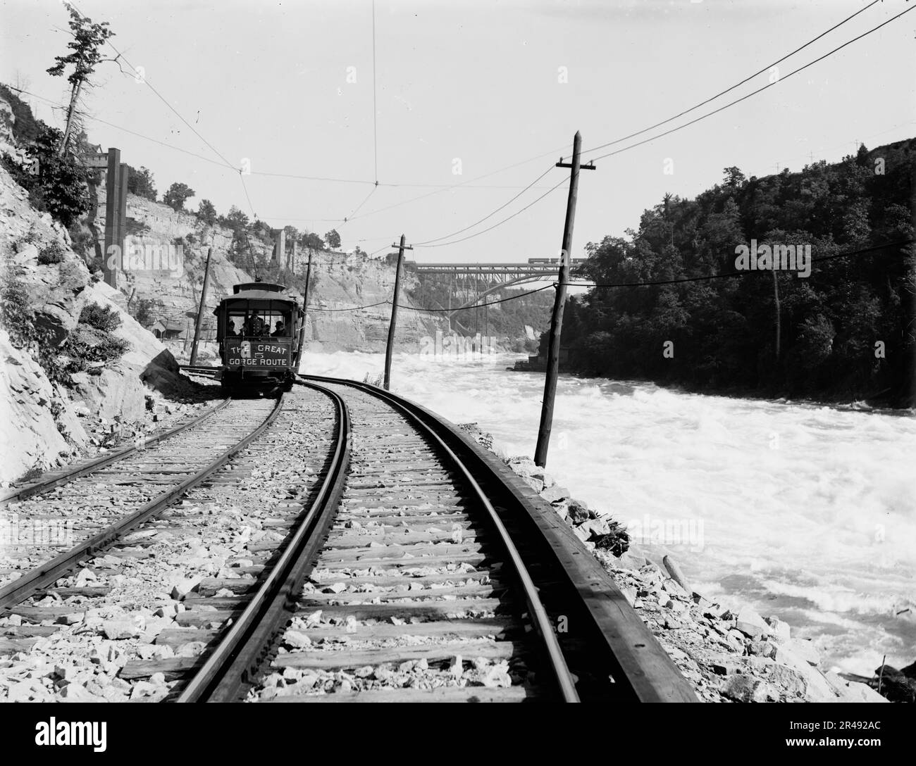 Great Gorge Route, zwischen 1880 Uhr und 1899 Uhr. Stockfoto