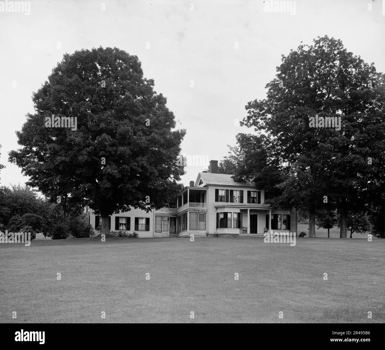 Residence of Rev. Dwight L. Moody, East Northfield, Mass., c1904. Stockfoto