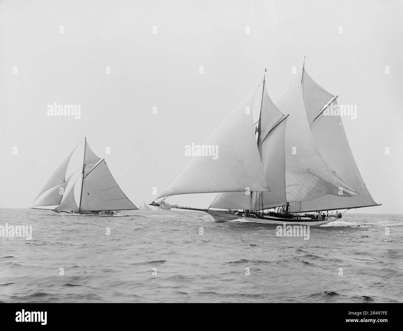 Quickstep und Gloriana, 6., 1892., 1892. August 6. Stockfoto