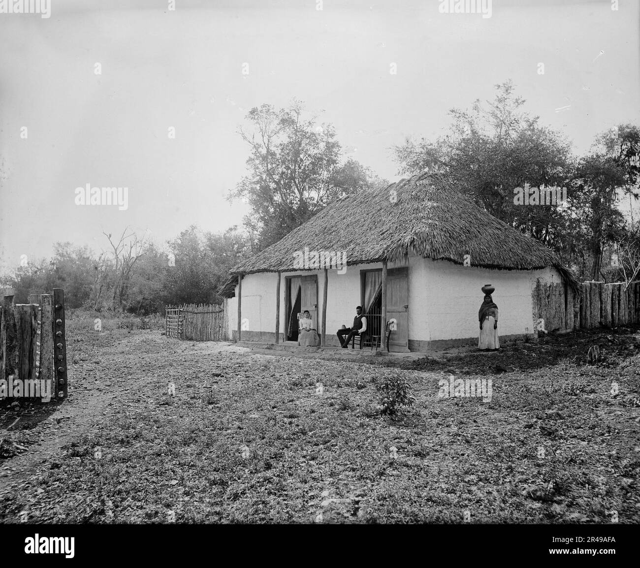 Der Besitzer wohnt in Taninul, zwischen 1880 und 1897. Stockfoto