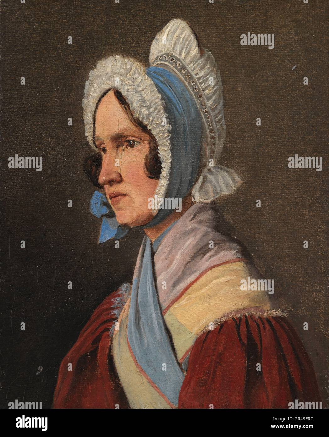 Cathrine Lundbye, n&#xe9;e Bonnevie, die Mutter des Künstlers, 1836. (Ehefrau von Oberst Joachim Theodor Lundbye.) Stockfoto