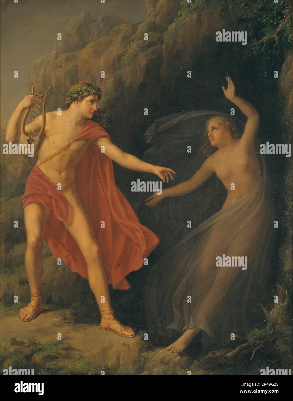 Orpheus und Eurydice, 1826. Stockfoto