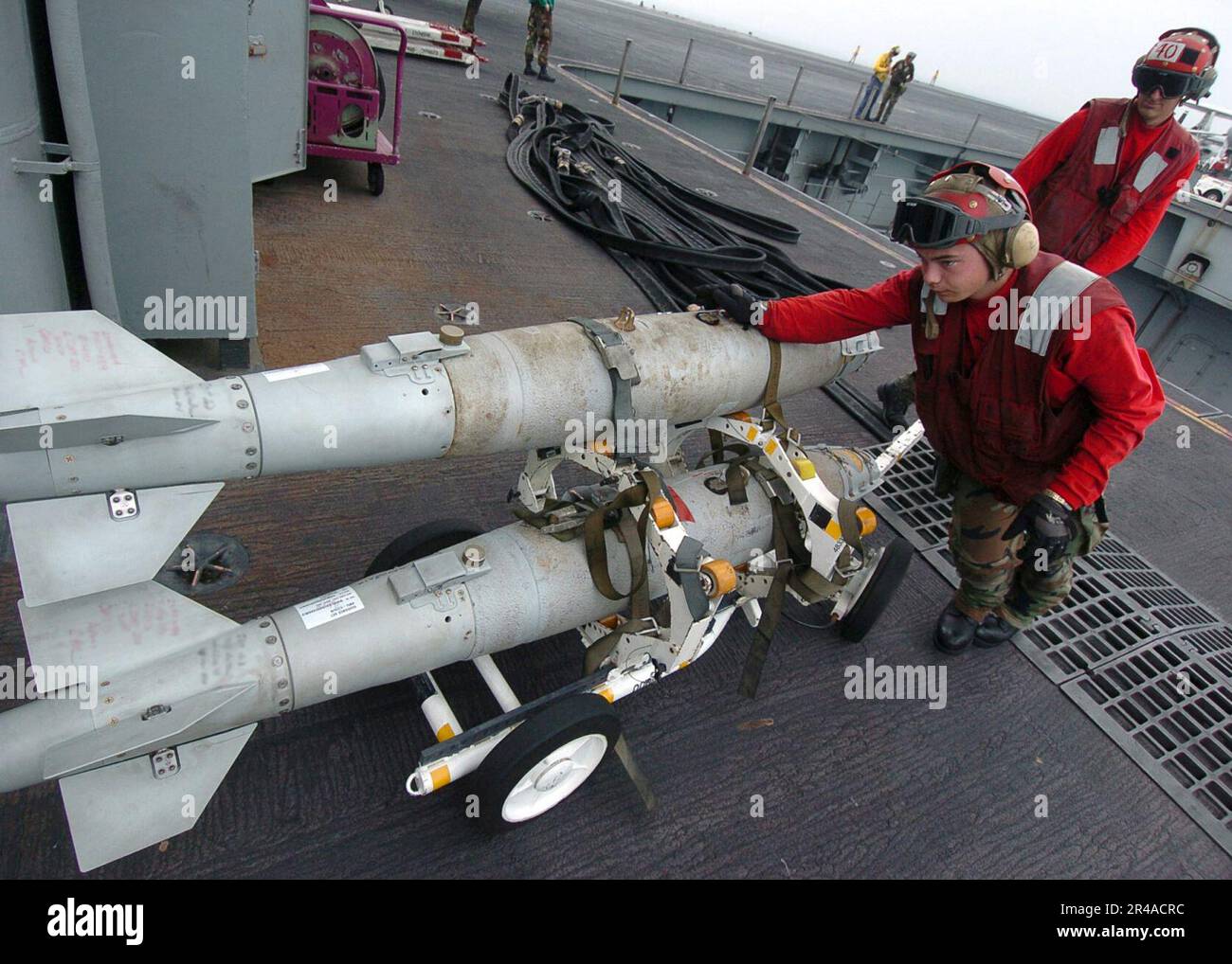 US Navy die GBU-38 ist eine 500 kg schwere Joint Direct Attack Munition (JDAM), die eine Standard-Mk-82-Bombe verwendet und für Präzisionsbomben in der städtischen Kriegsführung entwickelt wurde Stockfoto