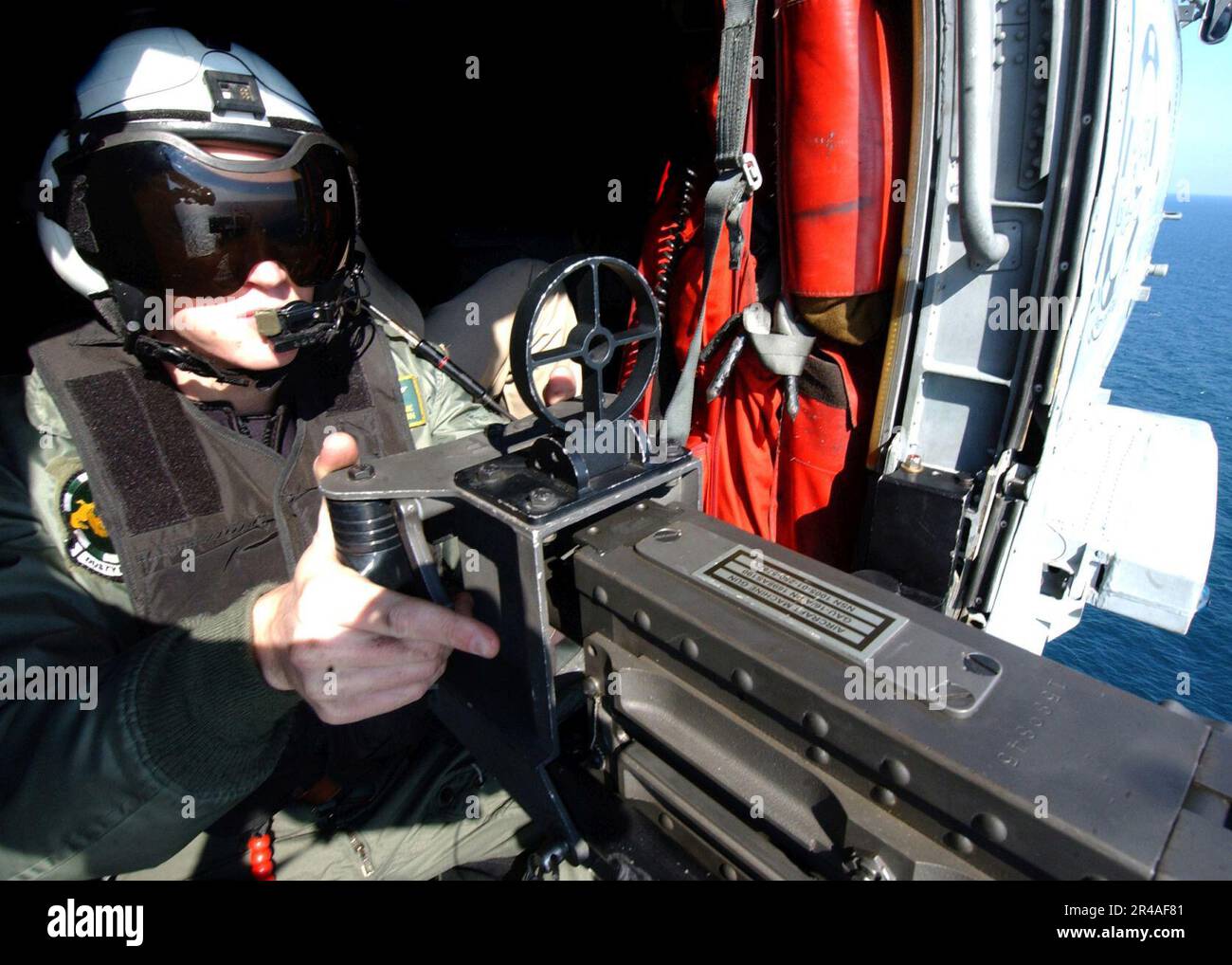 US Navy Aviation Warfare Systems Operator Stockfoto