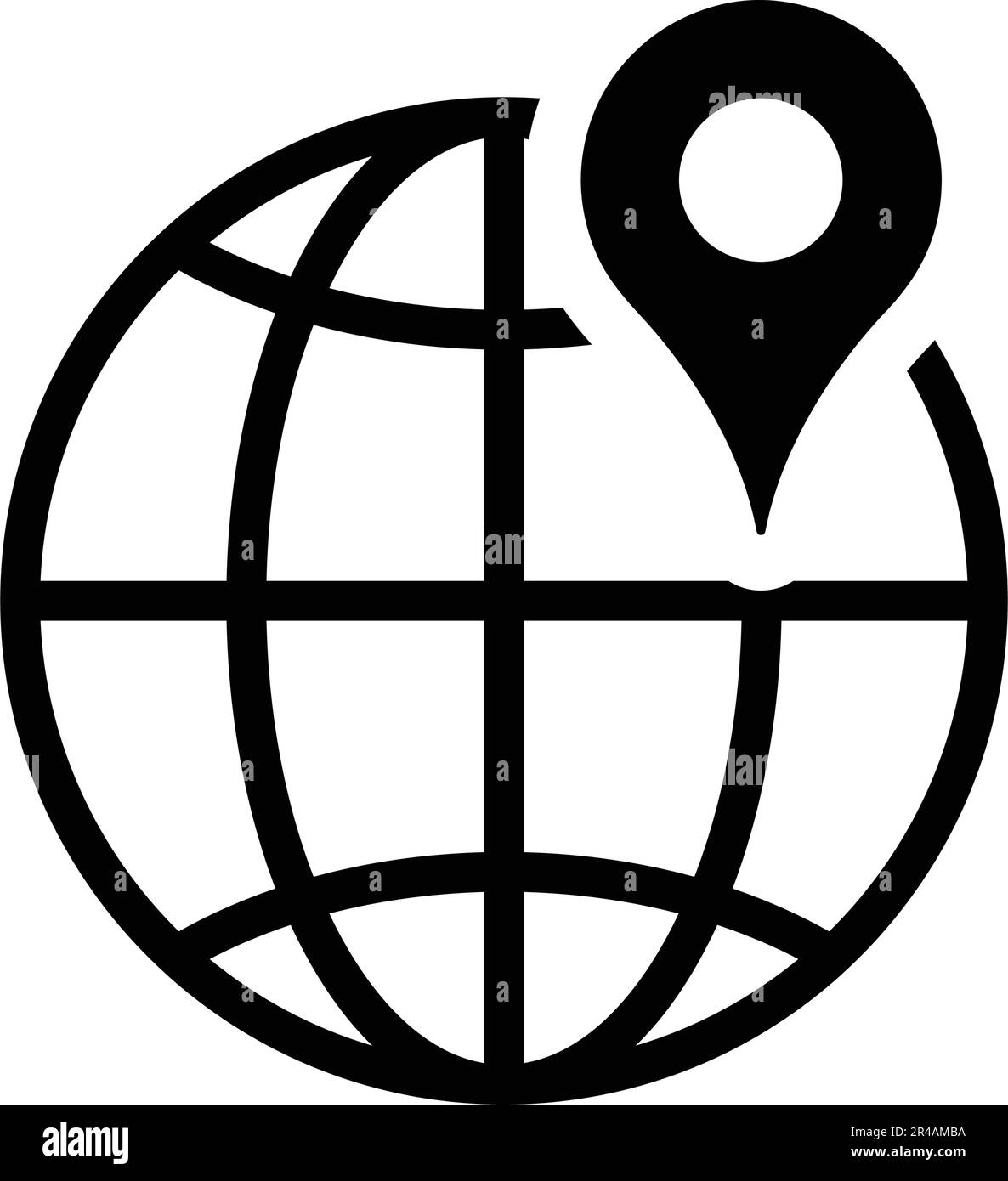 Globe, gps, Karte, seo, Standortsymbol – wunderschönes Vektordesign. Perfekt für Web, Printmedien, Online-Design, kommerzielle Nutzung oder jede Art von Design p Stock Vektor