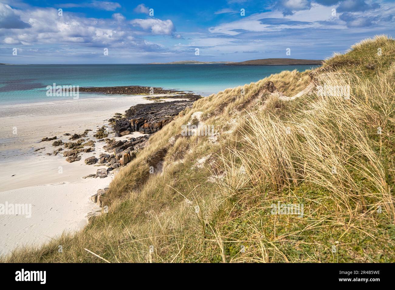 Clachan Sands Beach, North Uist, Outer Hebrides, Schottland, Großbritannien Stockfoto