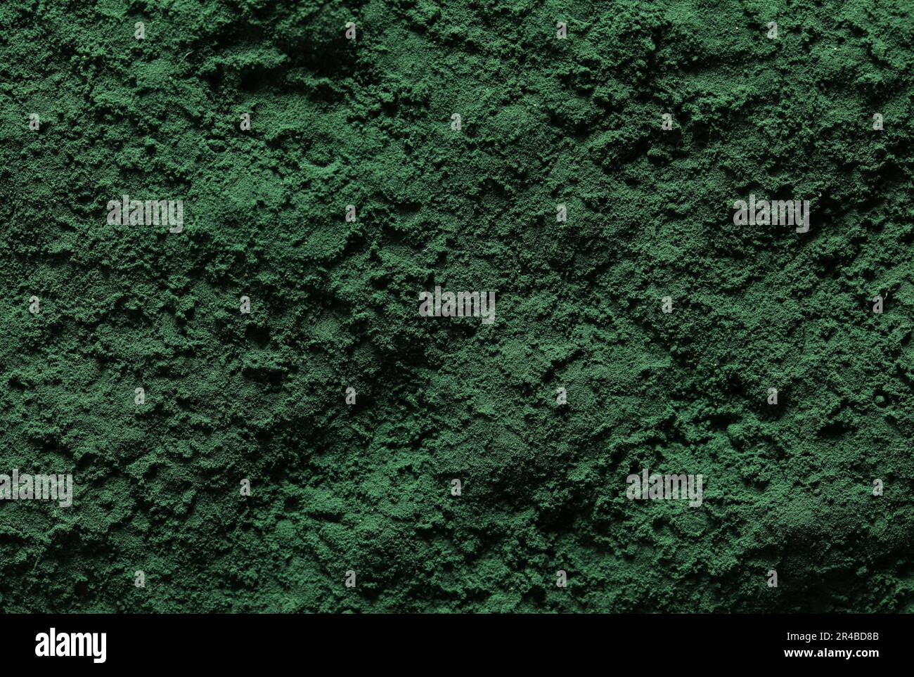 Grüner Sand. Grünes Pulver, Natürliche Textur. Abstraktes Grün, für digitale Wandfliesen. Stockfoto
