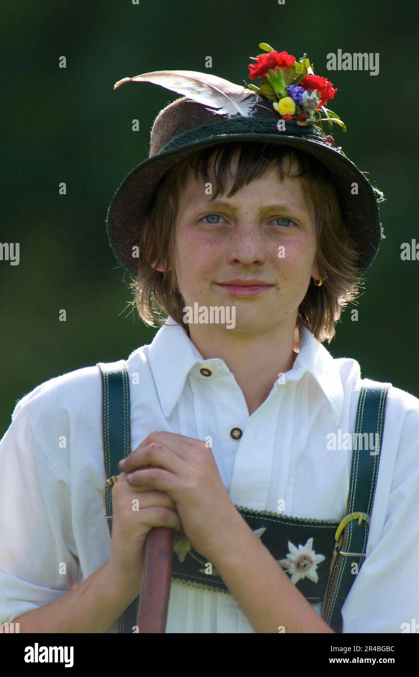 Viehseperation, Bad Hindelang, Allgaeu, Bayern, Deutschland Stockfoto