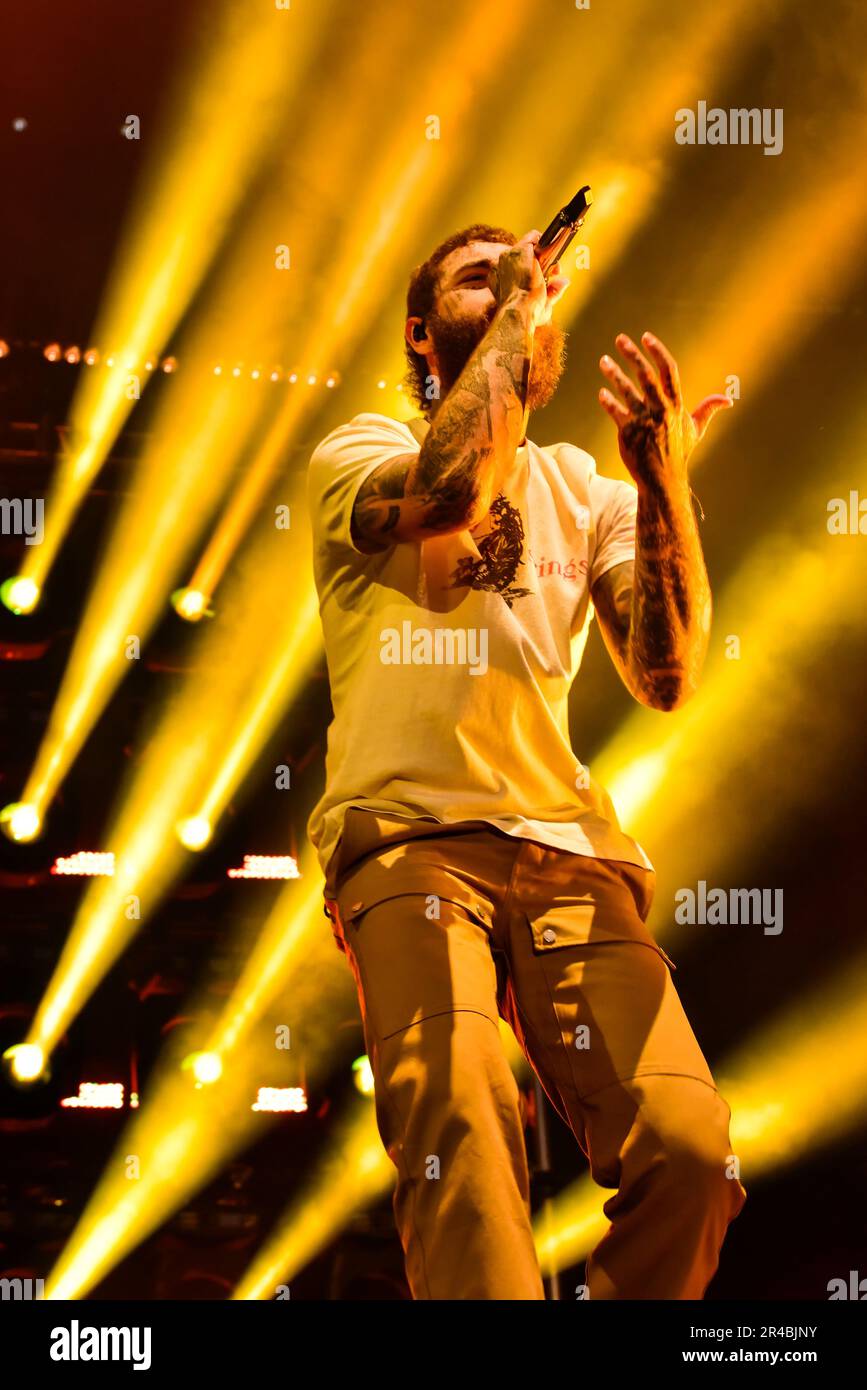 Napa, Kalifornien, USA. 26. Mai 2023. Malone tritt auf der Bühne des BottleRock 2023 Music Festivals auf. Kredit: Ken Howard/Alamy Live News Stockfoto