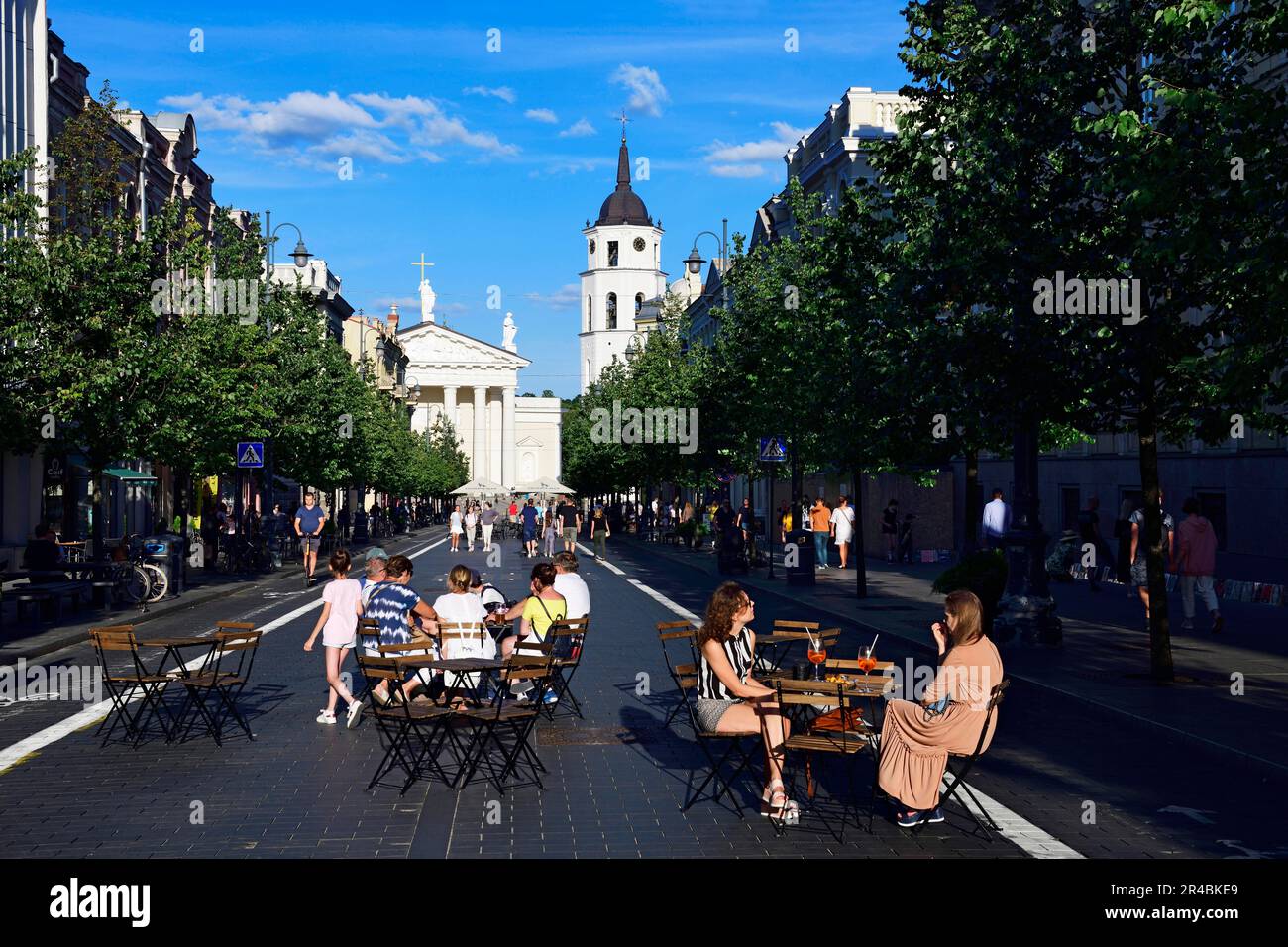 Arkikatedra Bazilika Kathedrale, Vilnius, Litauen Stockfoto